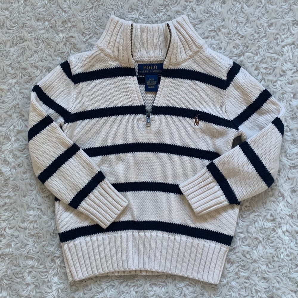 POLO Ralph Lauren half zip sweater boys 3T